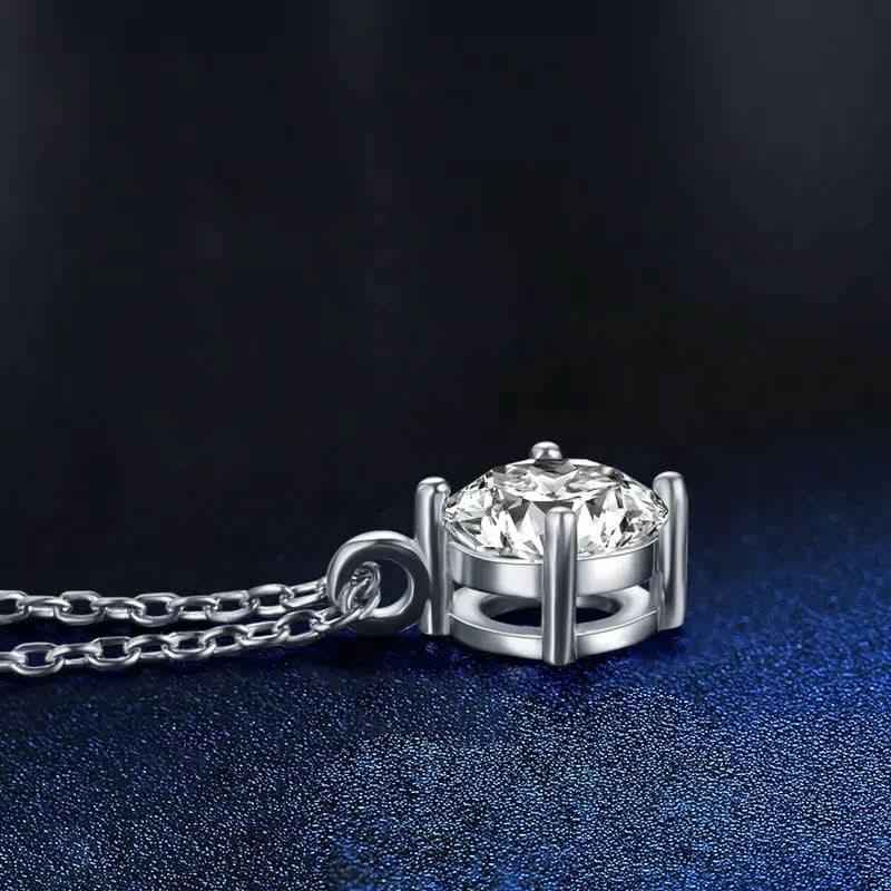 Collana Punto Luce Moissanite VVS1 Argento 925 - Image 6