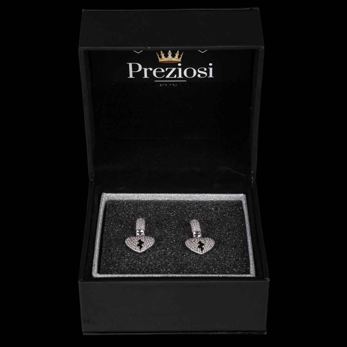 Orecchini Cuore Spezzato Luxury - Image 4