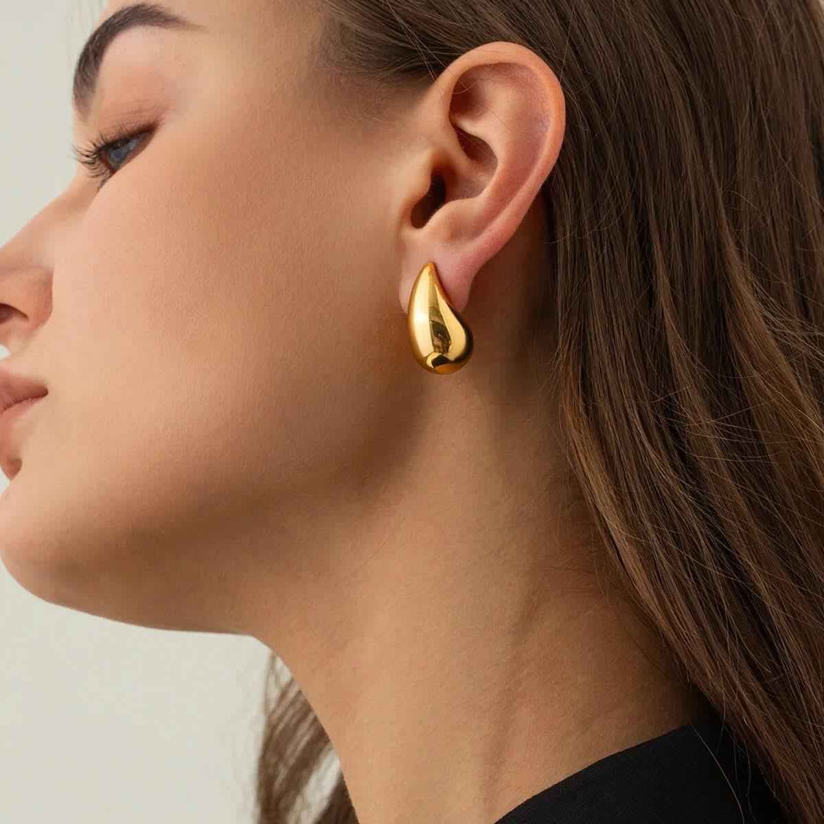 Orecchini Goccia Oro - Image 3
